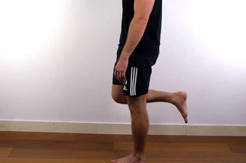 One-leg standing stretch