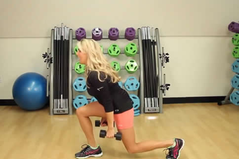 Weighted Lunge
